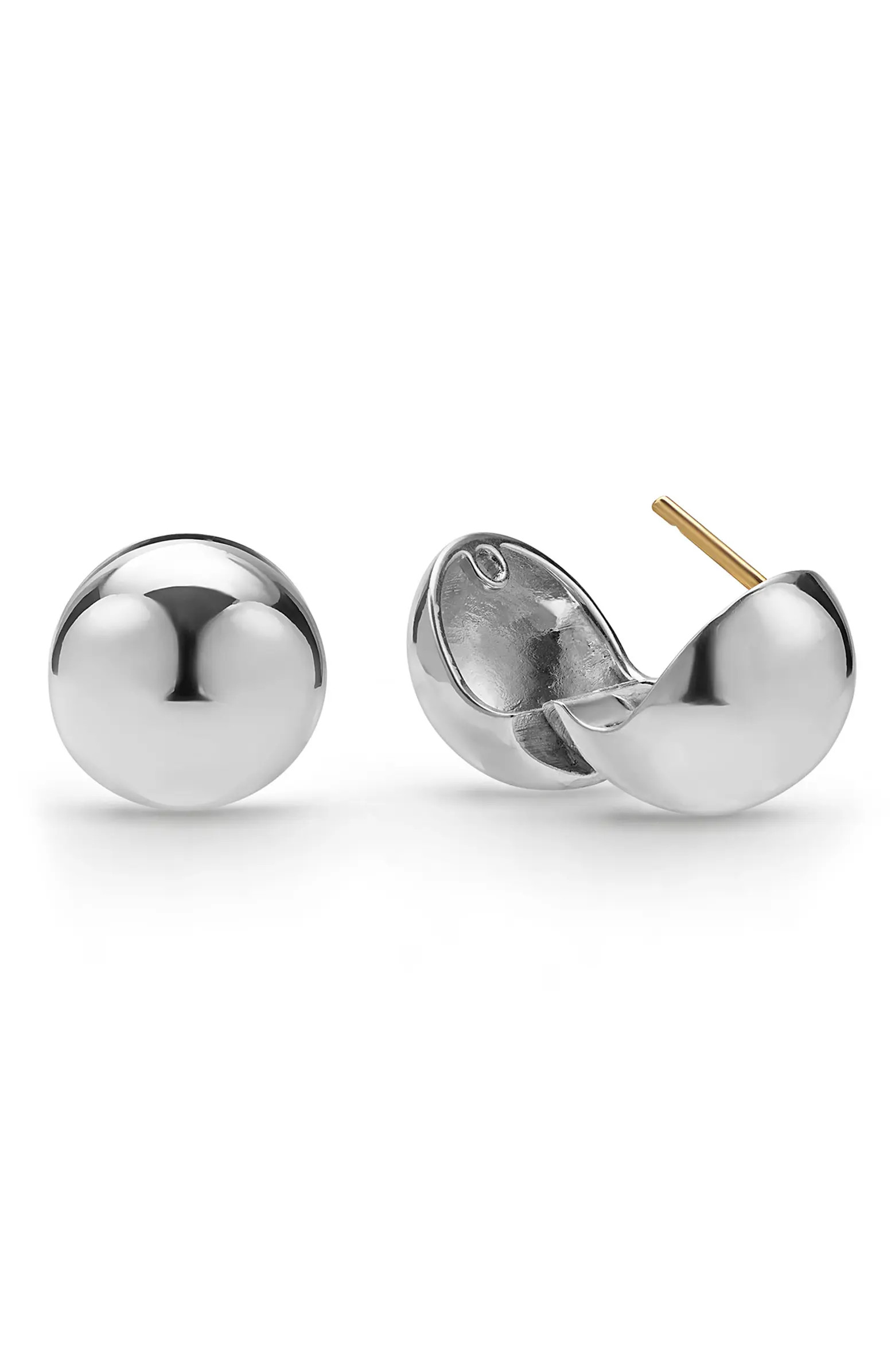 Caviar Bubbly Round Huggie Hoop Earrings | Nordstrom