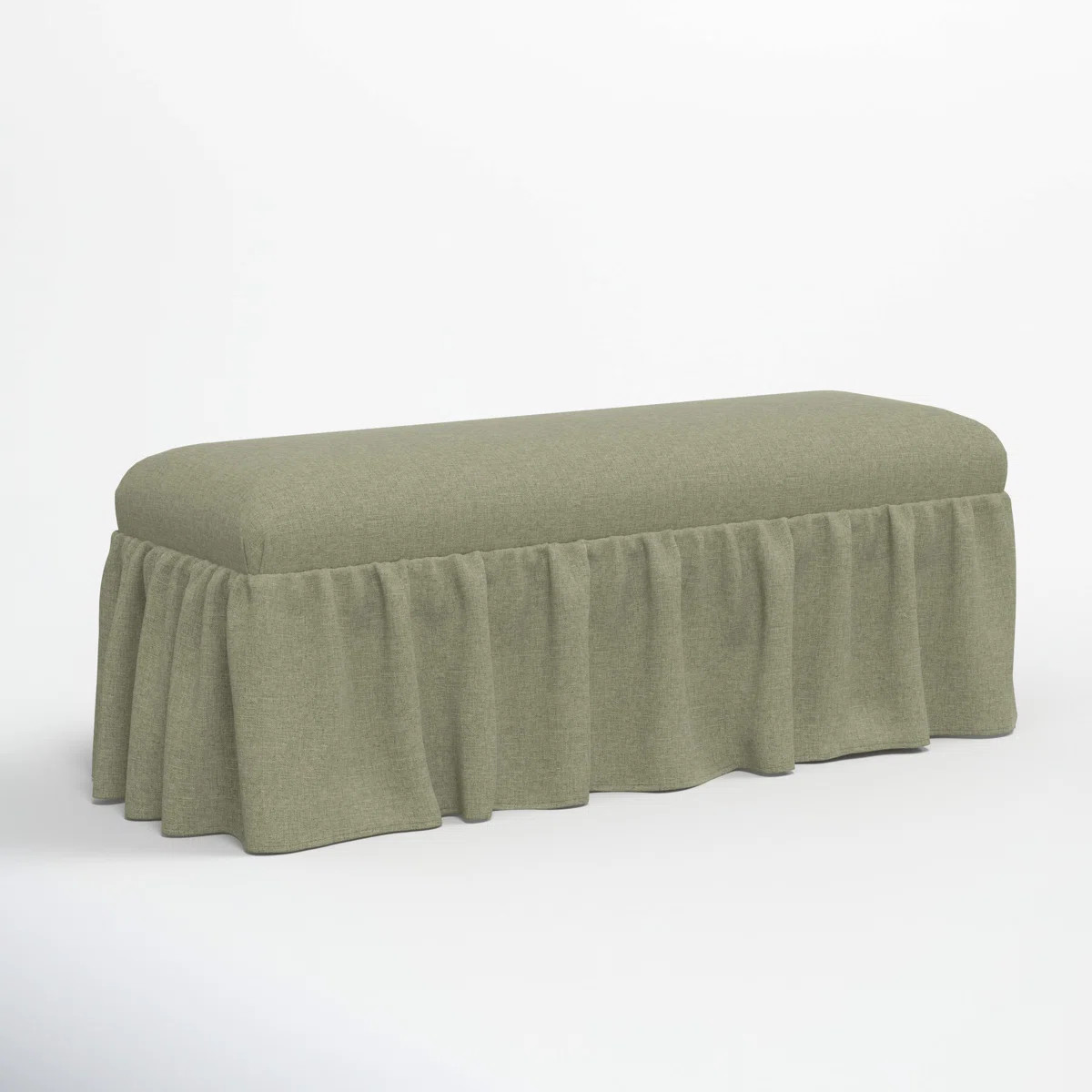 Maggie Ruffle Dining Bench | Birch Lane