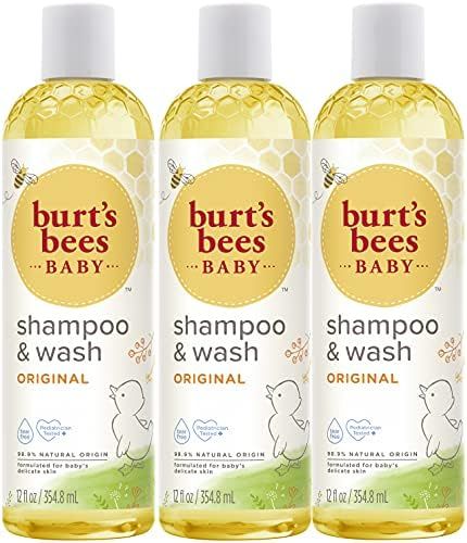Baby Shampoo & Wash, Tear Free Soap, Natural Baby Care, Original,12 Ounce (Pack of 3) | Amazon (US)