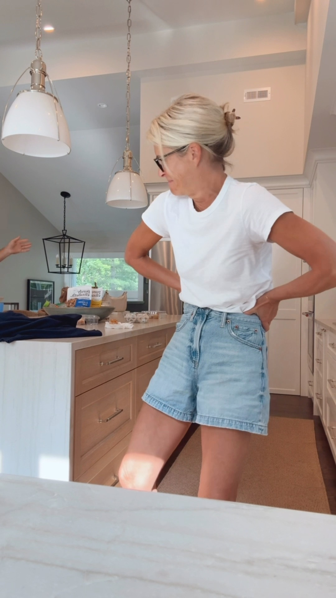 I happen to like my high waisted denim shorts. They’re light was denim shorts and I think they’re great. They do have an 80/90’s twist-he’s tight. lol 

I’m in size 25

#LTKootd #LTKOver40 #LTKTravel