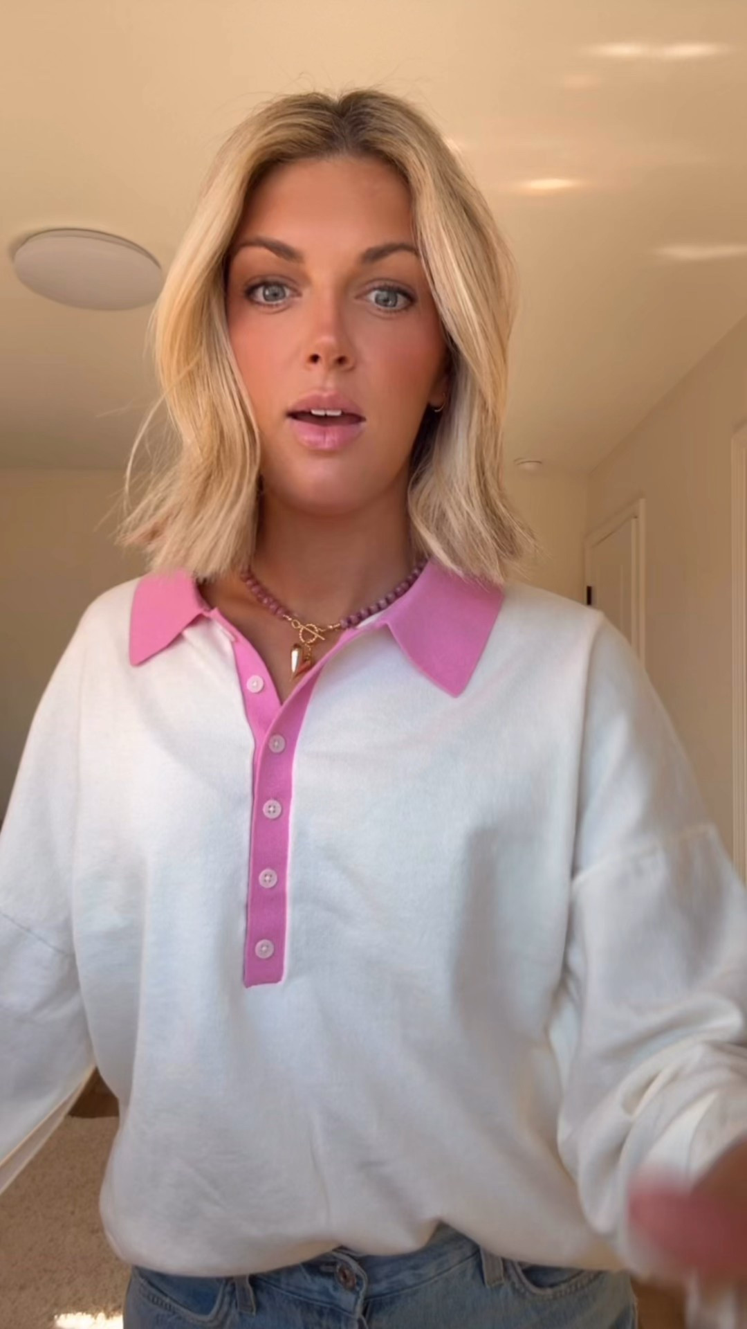 This is the cutest top for Valentine’s Day/ spring / just for everyday! So so soft. I sized up to a large. It’s 60% off today! Comment SHOP and I’ll send you the details! 

#LTKmomlife #LTKSaleAlert #LTKootd