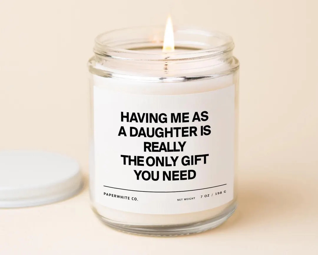 Personalized Gift for Mom for Mothers Day, Having Me as A Daughter is Really the Git You Need, Gr... | Etsy (DACH)