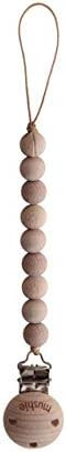 mushie Pacifier Clip Holder | Cleo (Wood) | Amazon (US)