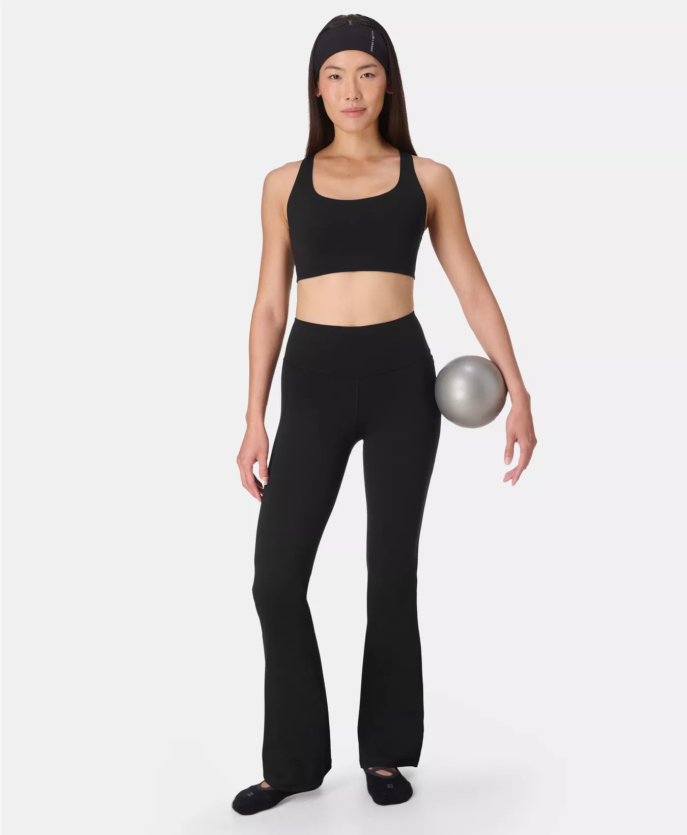 Ultimate Studio Yoga Flare Trousers - Black | Women's Trousers & Yoga Pants | Sweaty Betty | Sweaty Betty UK