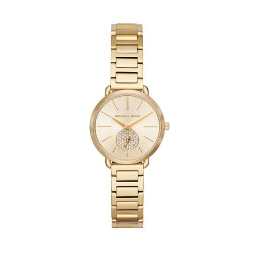 Michael-Kors Michael Kors Ladies&Apos; Portia Gold-Tone Watch Mk3838 jewelry - MK3838-WSI | Watch Station