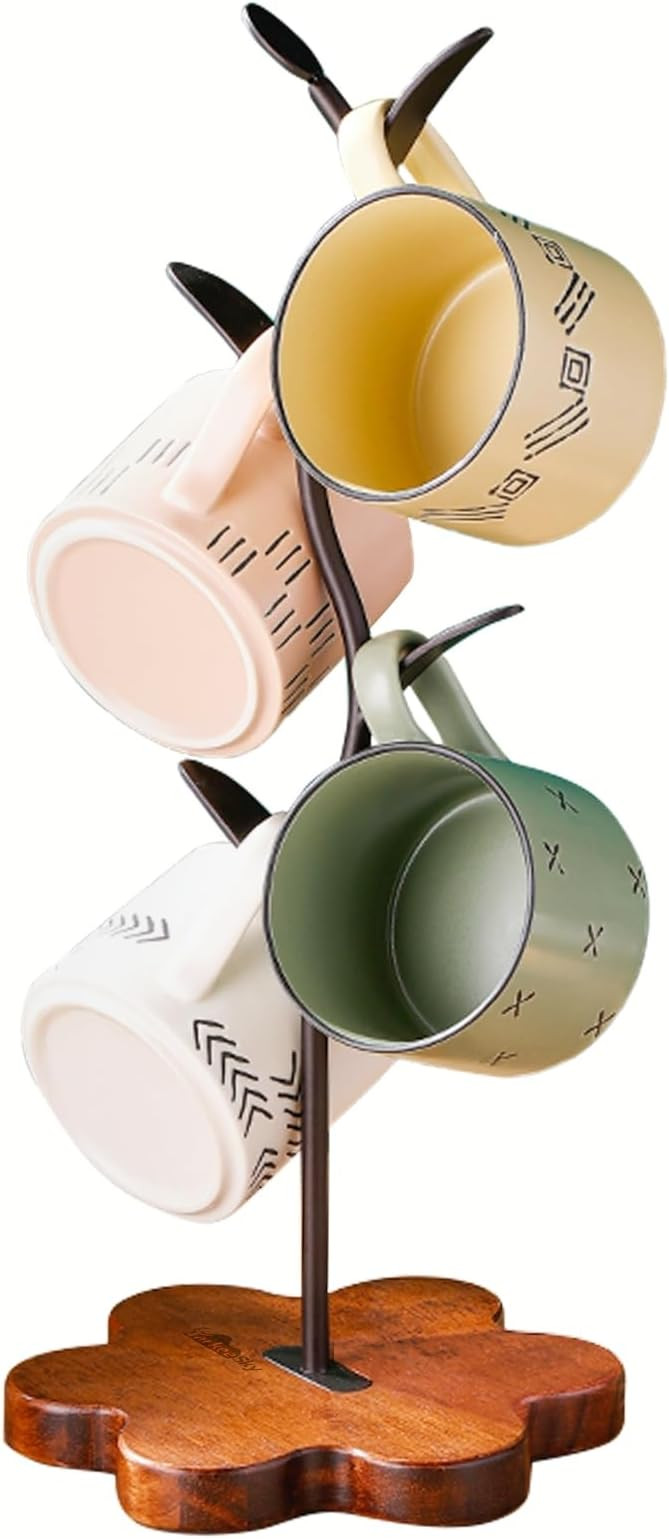 YarkeeSky Mug Holder Tree, Mug Holder Coffee Cup Holder, Metal Tree Shape Cups Stand, Drying Rack... | Amazon (CA)