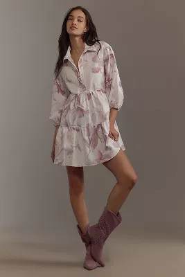 Loverly Grey x Anthropologie The Bettina Shirt Dress by Maeve: Mini Edition | Anthropologie (US)