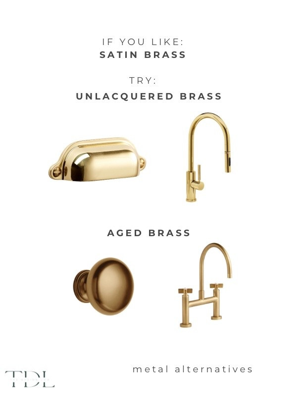 Refreshed Metal Alternatives For Your Next Renovations

Instead of Satin Brass
Try Unlacquered Brass or Aged Brasss

#LTKHome #LTKSaleAlert