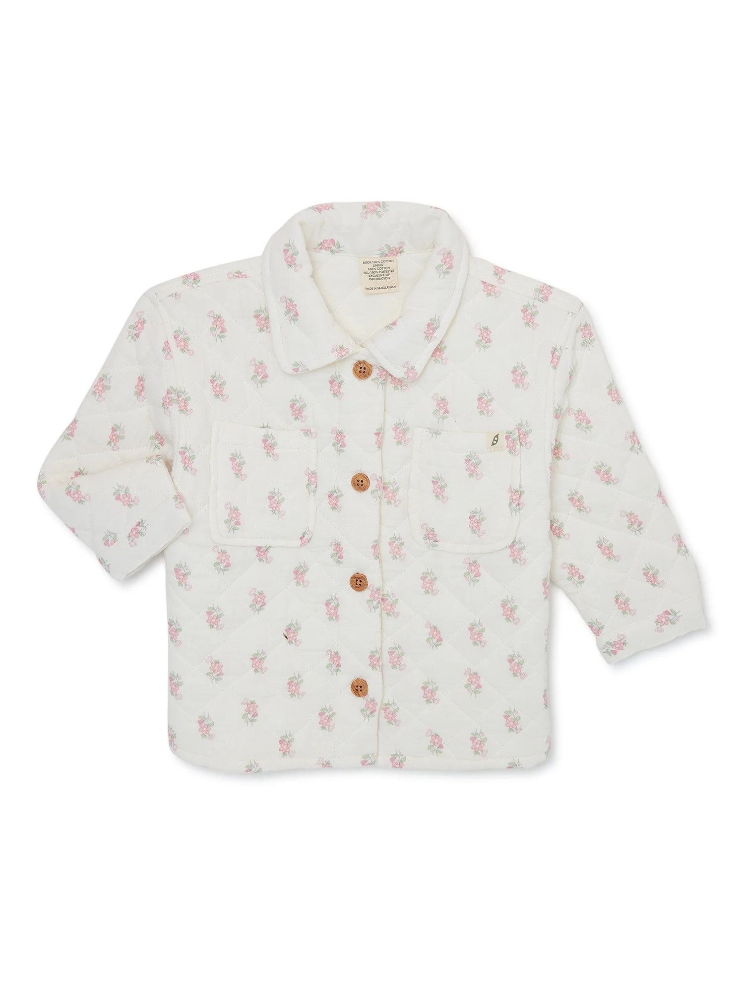 easy-peasy Toddler Girls Print Shacket, Sizes 12M-5T | Walmart (US)