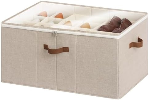 StorageWorks Shoe Organizer for Closet, Fits up to 24 Pairs, Shoe Cubby Storage Containers with A... | Amazon (US)