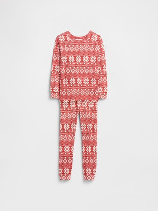babyGap 100% Organic Cotton Holiday PJ Set | Gap Factory