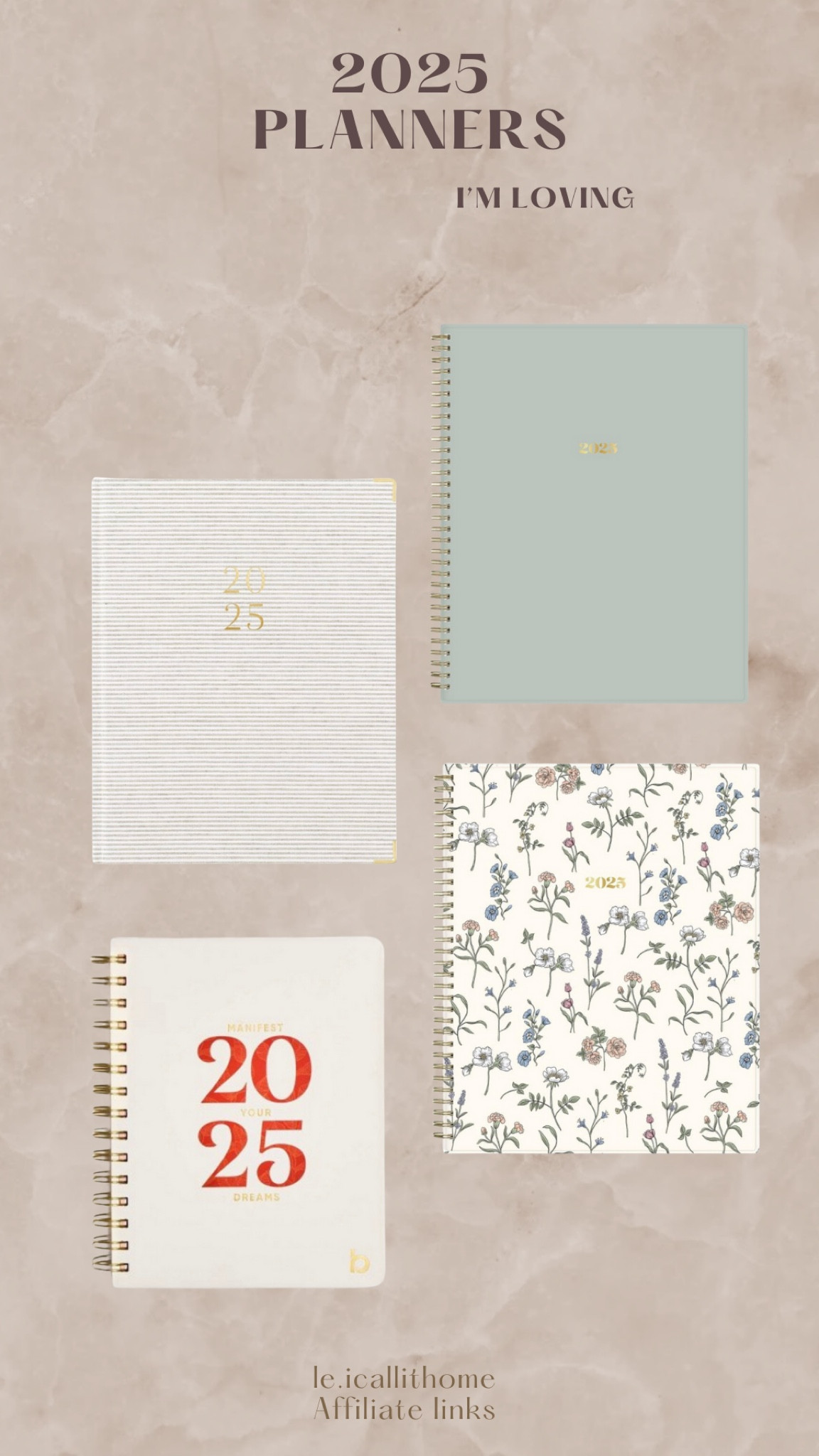2025 Planners ✨🤍🪩

#LTKSeasonal #LTKGiftGuide #LTKFindsUnder50