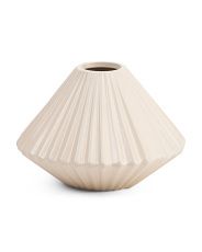 6in Fluted Ceramic Vase | TJ Maxx