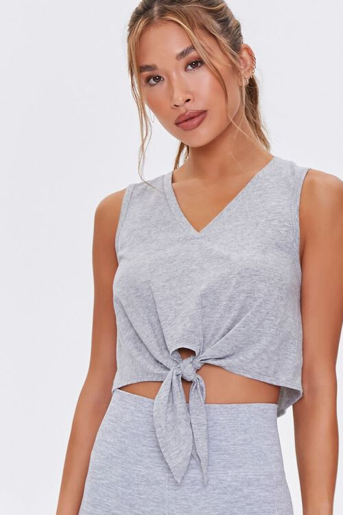 Active Tie-Hem Crop Top | Forever 21 (US)