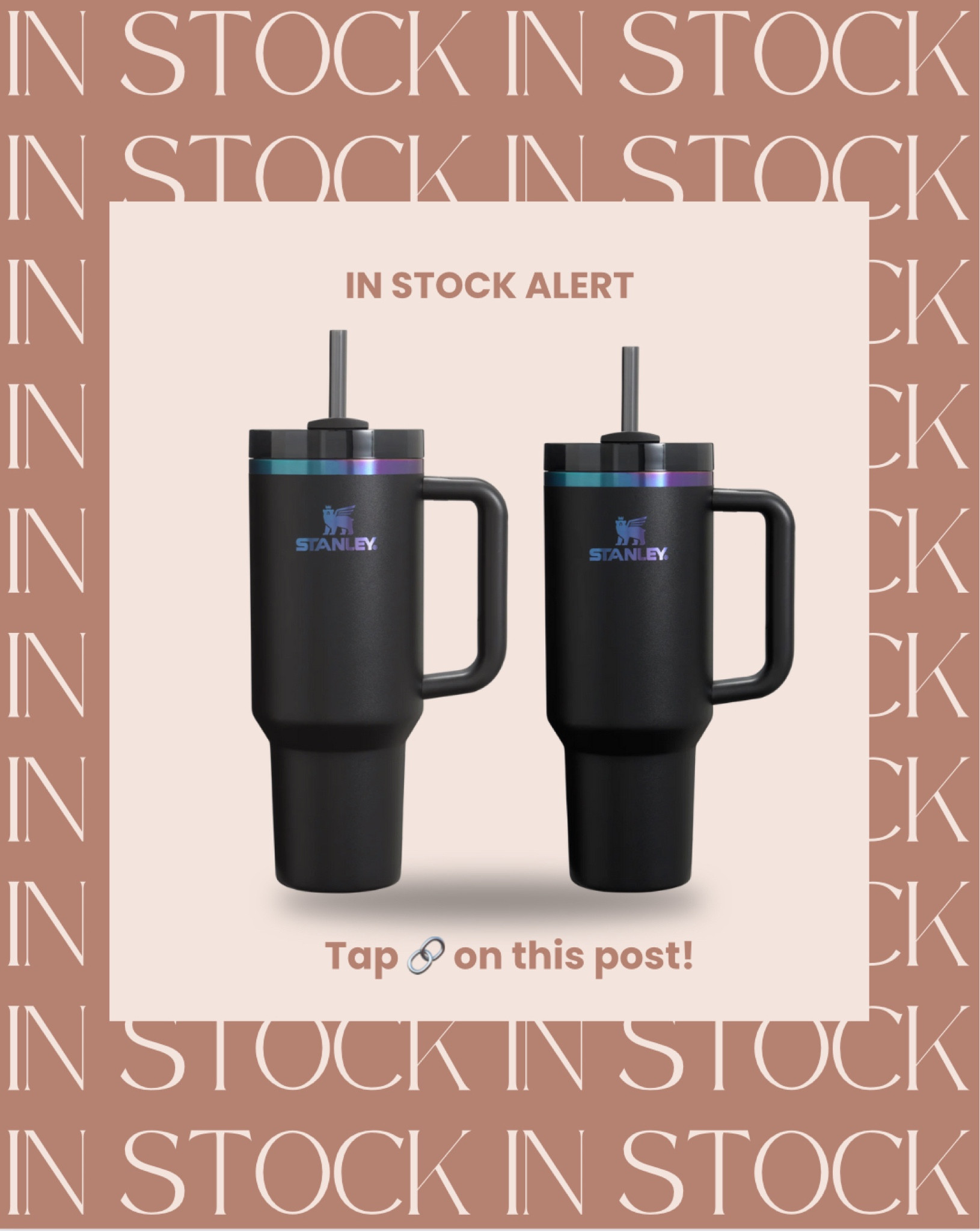 IN STOCK ALERT but not for long! Stanley tumbler black chroma  

#LTKGiftGuide #LTKfindsunder50 #LTKfindsunder100
