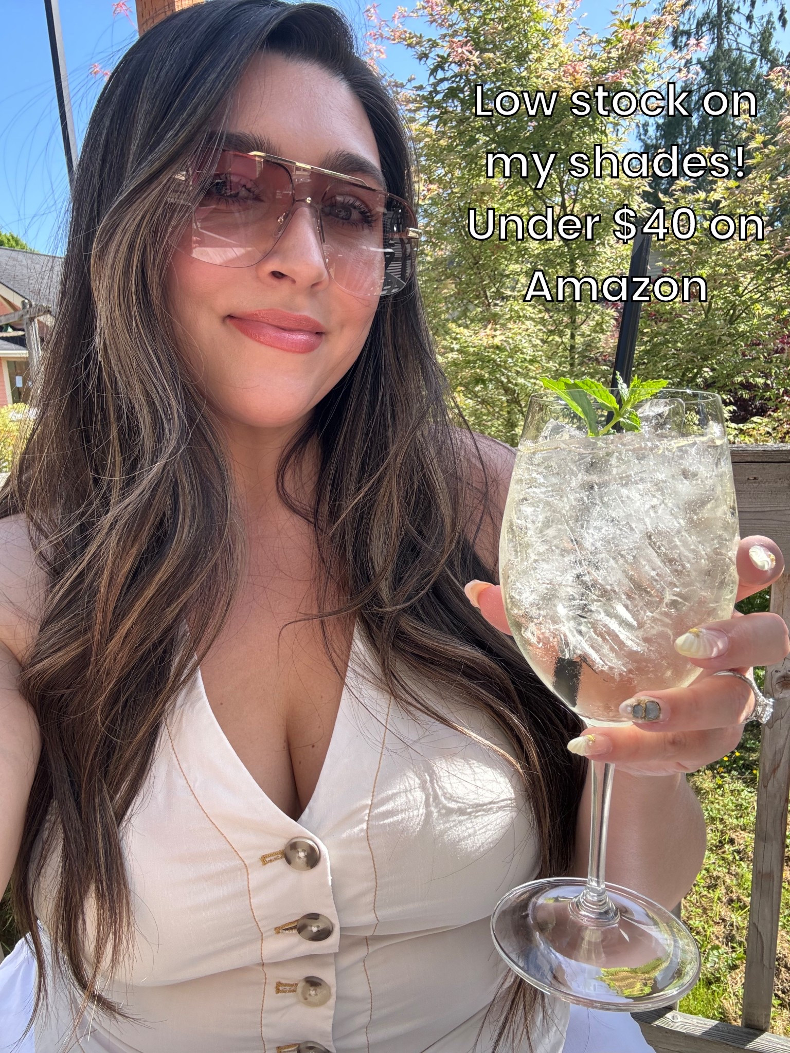 I’ve had these aviators for over a year and they’re still SO GOOD! 🤌🏼 trendy gradient lenses with a gold tone metal frame. LOW stock alert on @amazon so sharing now while it’s still available! Linked my lip & blush combo, too! 💋#sunglasses #aviators #trendysunglasses #gradientlenses #LTKaccessories #summeraccessories 

#LTKFindsUnder50 #LTKBeauty #LTKSummerEdit