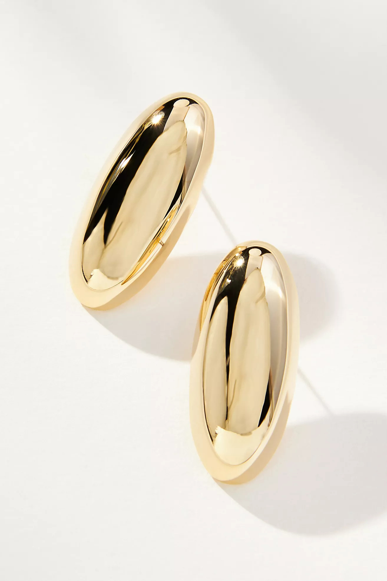 Elongated Bean Post Earrings | Anthropologie (US)