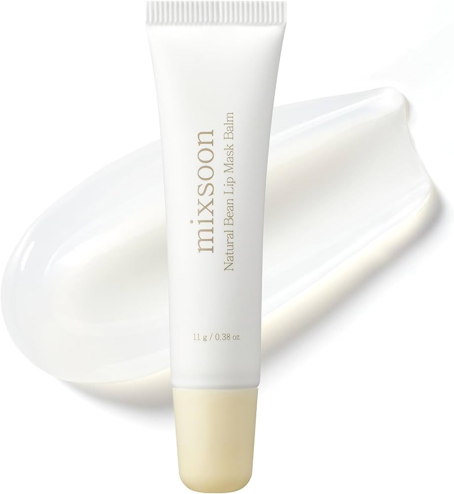 mixsoon Natural Bean Lip Mask Balm - Hydrated Lips, Softening, Fermented Bean and Shea Butter, Ve... | Amazon (US)