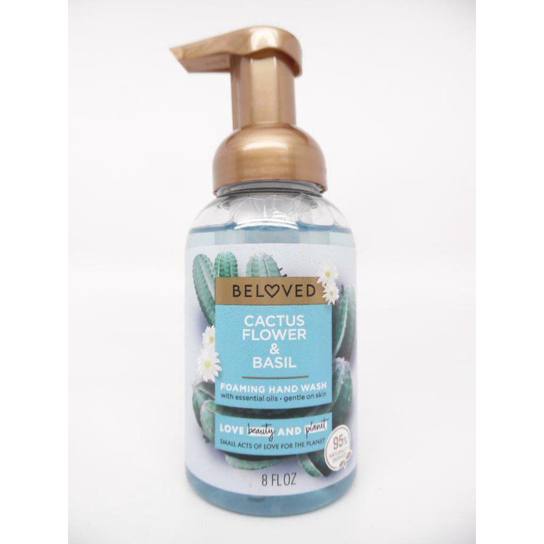 Love Beauty and Planet Beloved Foaming Hand Wash, Cactus Flower & Basil, 8 oz. | Walmart (US)