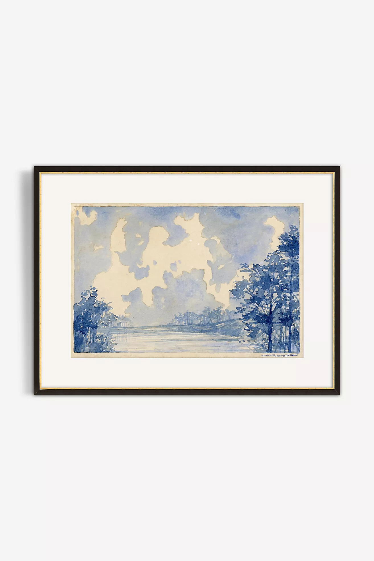 Monochromatic Study in Blue No.1 Wall Art | Anthropologie (US)