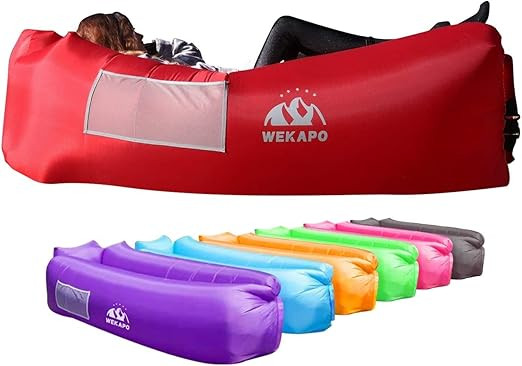 Wekapo Inflatable Lounger Air Sofa Hammock-Portable,Water Proof& Anti-Air Leaking Design-Ideal Co... | Amazon (US)