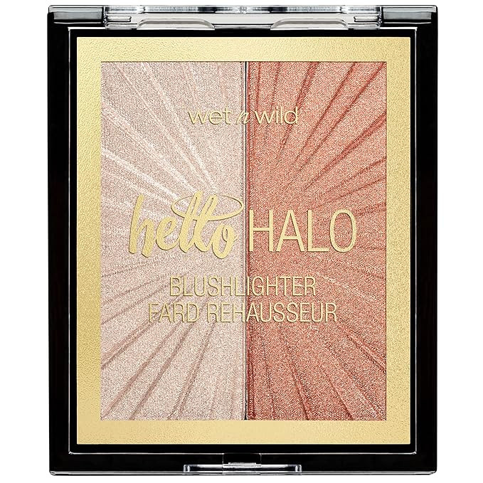 wet n wild MegaGlo Blushlighter| Blush & Highlighter Duo| Shimmer Metallic Finish| Highlight Blin... | Amazon (US)