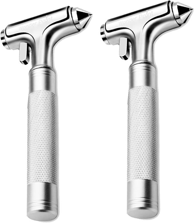 Premium Car Glass Breaker with Seat Belt Cutter - Automotive Safety Hammer - Emergecy Escape Tool... | Amazon (US)