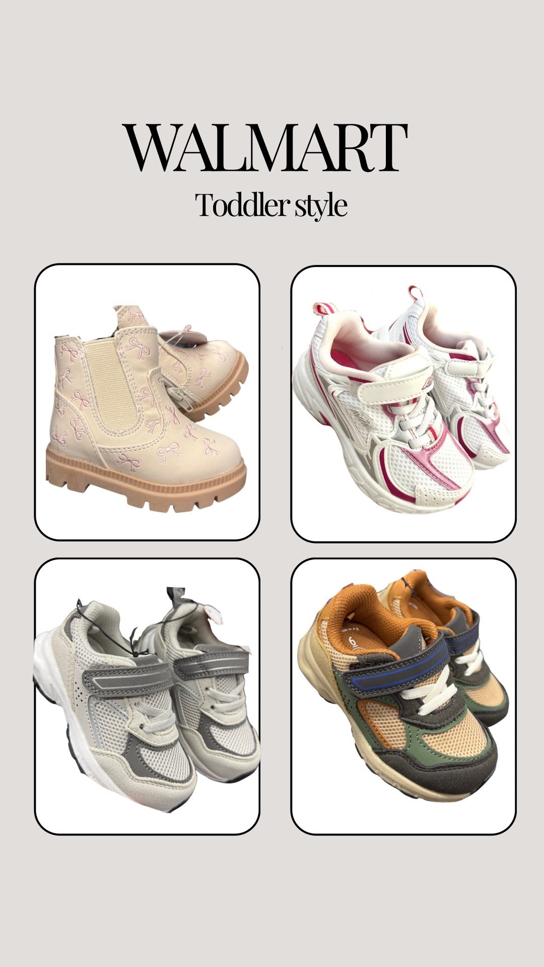 Walmart toddler shoes - toddler sneakers - toddler boots kids sneakers toddler gym shoes 

#LTKBaby #LTKFamily #LTKKids