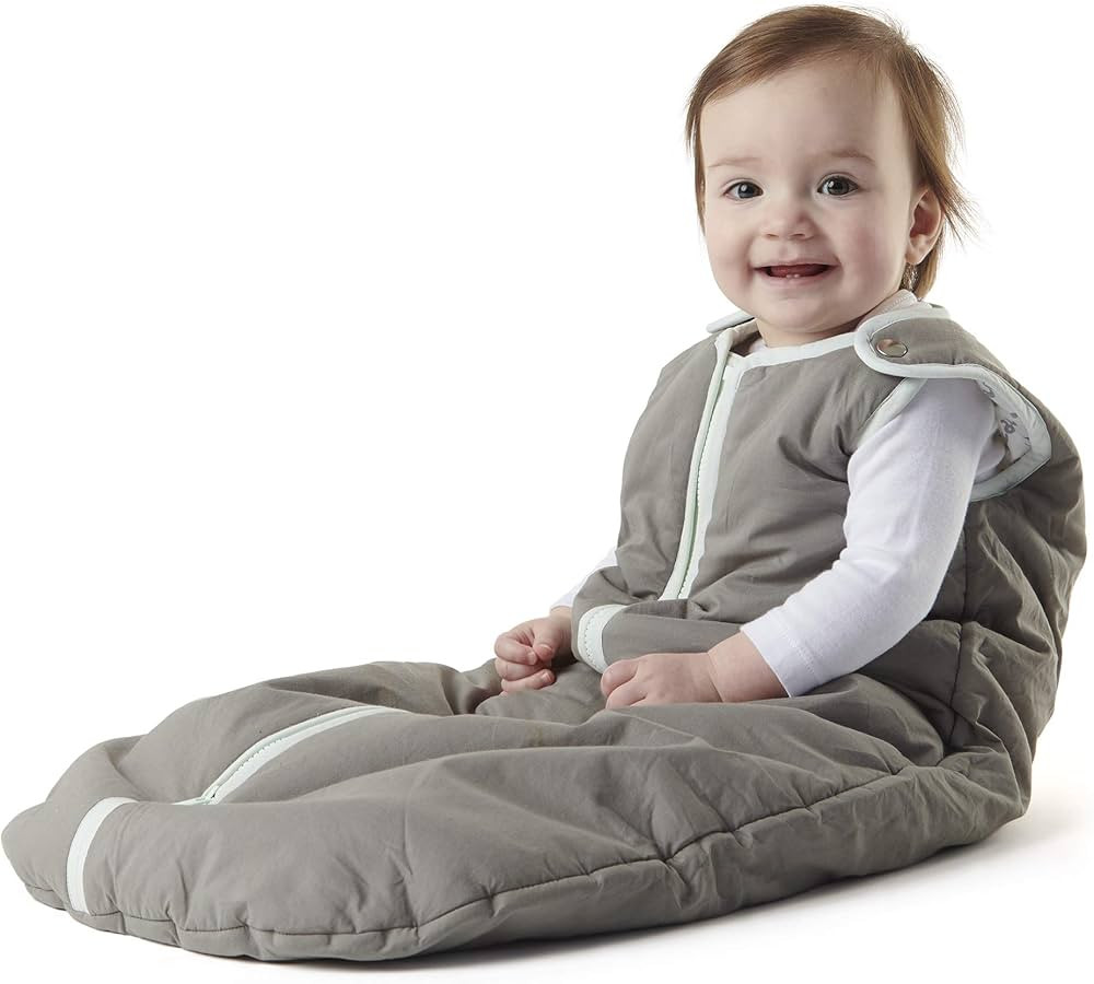 baby deedee Sleep Nest Warm Baby Sleeping Bag fits Newborns and Infants, Gray Lagoon, Medium (6-1... | Amazon (US)