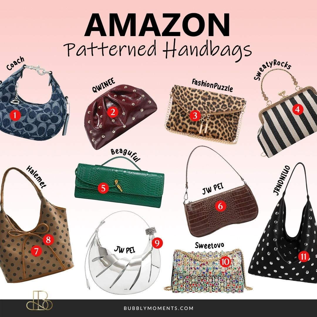 Discover these beautiful women’s patterned handbags—perfect for adding personality, color, and style to any outfit. Whether someone prefers bold prints, soft florals, modern designs, or classic patterns, these bags make it easy to elevate everyday looks. They’re great for daily wear, casual days out, work, travel, or gifting someone who loves unique accessories.
Each handbag has its own charm, making it a fun way to express personal style without trying too hard. These designs pair well with neutral outfits, simple dresses, or even athleisure, making them versatile for many occasions. If you’re searching for a cute, stylish, and eye-catching accessory, these patterned handbags are definitely worth checking out. Tap to explore and shop your next favorite statement piece. ✨👜
#LTKStyleTip #LTKHoliday #LTKFindsUnder100 #AmazonFinds #AmazonFashion #PatternedHandbags #WomensHandbags #FashionAccessories #BagLover #HandbagAddict #OutfitInspo #StyleInspo #PatternedBags #TrendyBags #FashionFinds #AmazonFavorites #GiftGuide #CuteBags #EverydayStyle #FashionDaily #ShopTheLook #BagCollection #FashionEssentials 

 