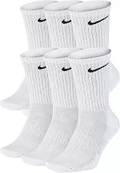 Nike Kids' Everyday Cushioned Crew Socks - 6 Pack | Dick's Sporting Goods | Dick's Sporting Goods