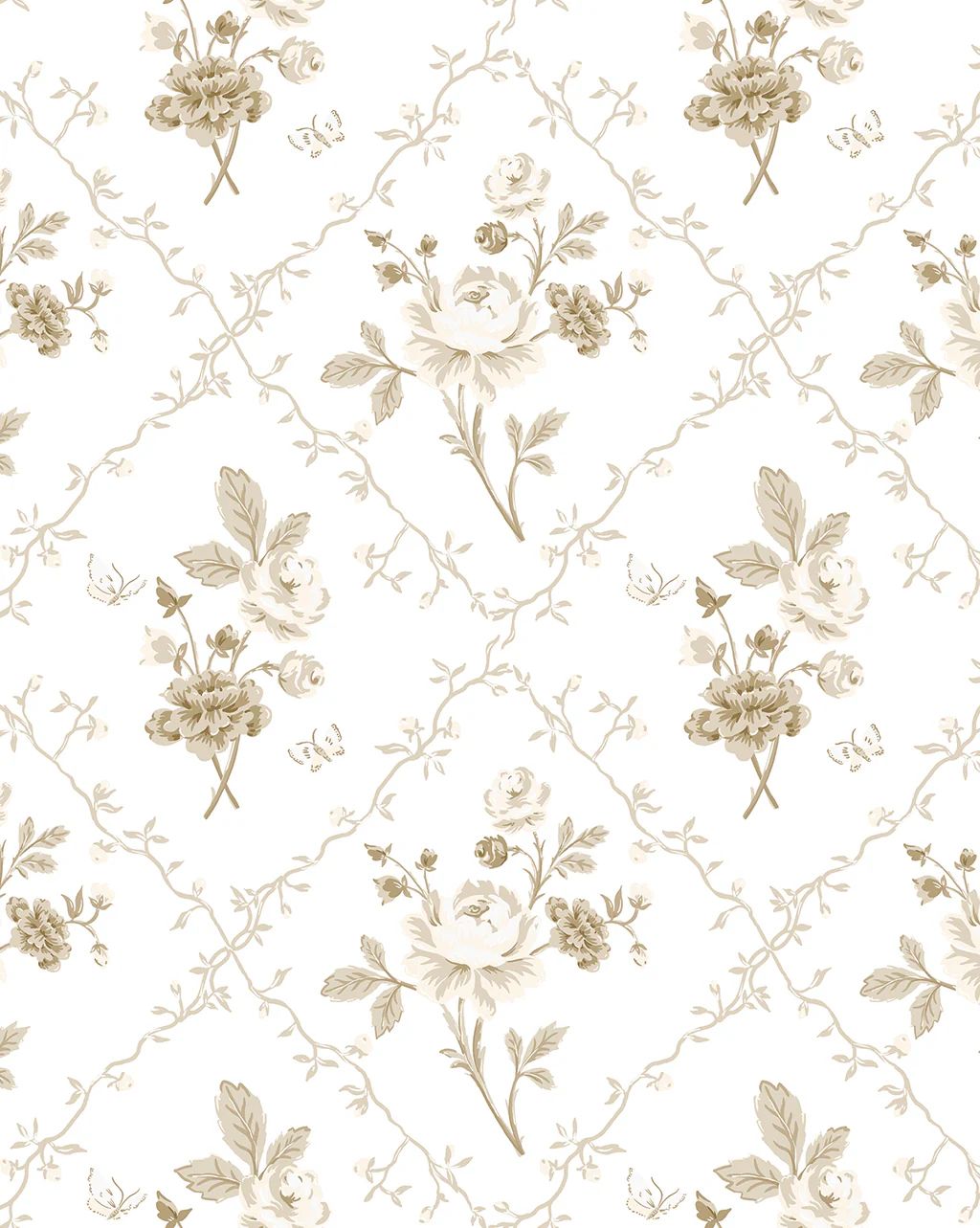 Rosalind Floral Wallpaper | McGee & Co.