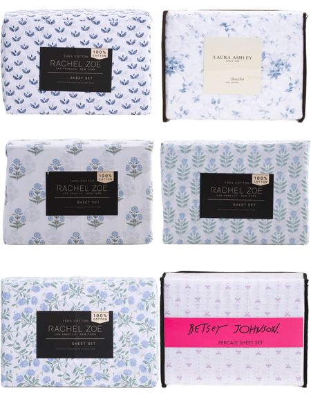 TJ Maxx blue and floral sheets for spring .. all sizes 

#LTKsalealert #LTKSeasonal #LTKhome