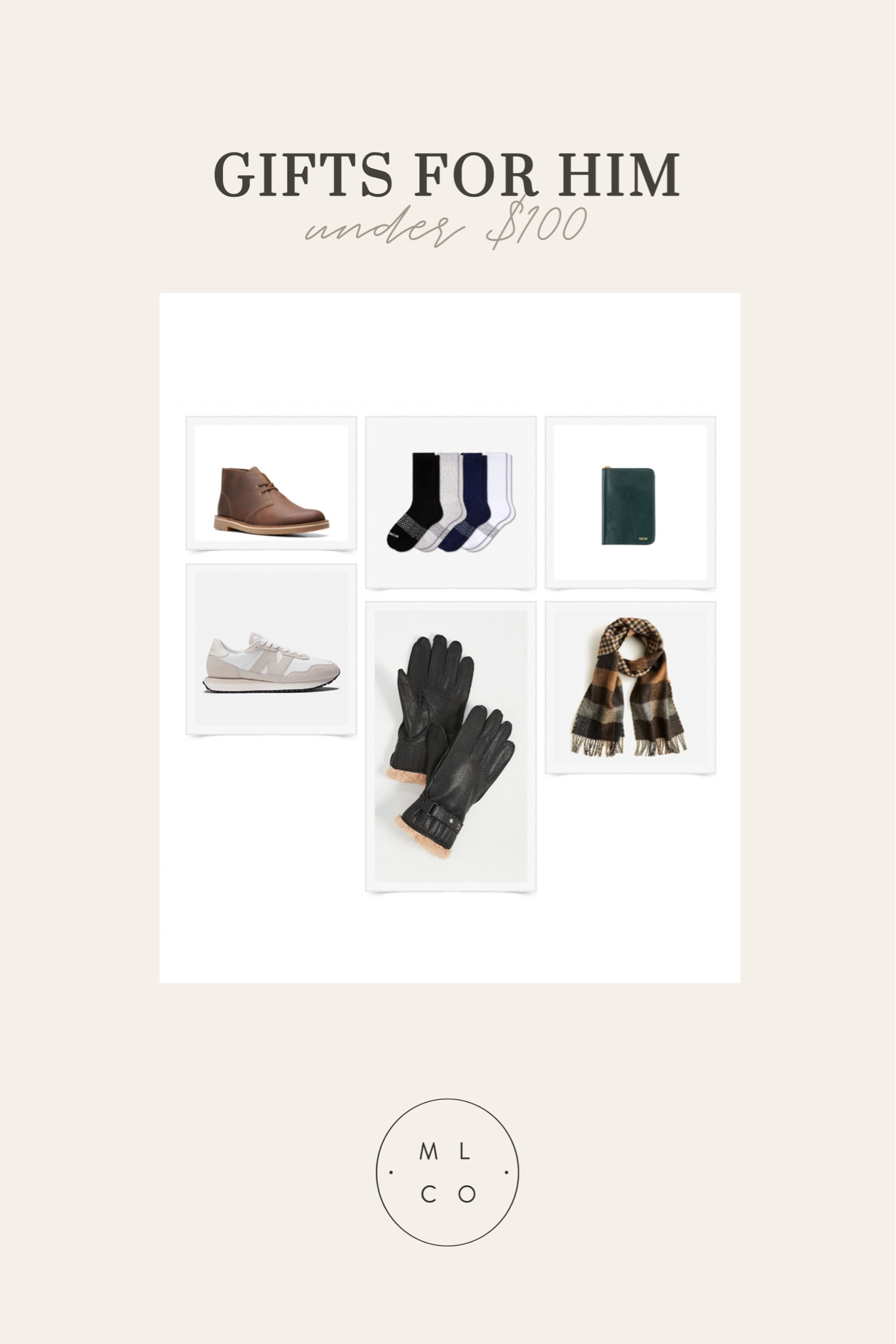 The holiday gift guide for him - under $100
•
•
•
Men’s boots, men’s casual shoes, men’s gift guide, men’s socks, men’s leather golf scorecard, men’s new balance sneaker, men’s winter leather gloves, men’s plaid scarf, men’s fashion, gifts for him, husband gift, father gift, brother gift, dad gift, sibling gift, affordable gifts 

#LTKunder100 #LTKHoliday #LTKSeasonal