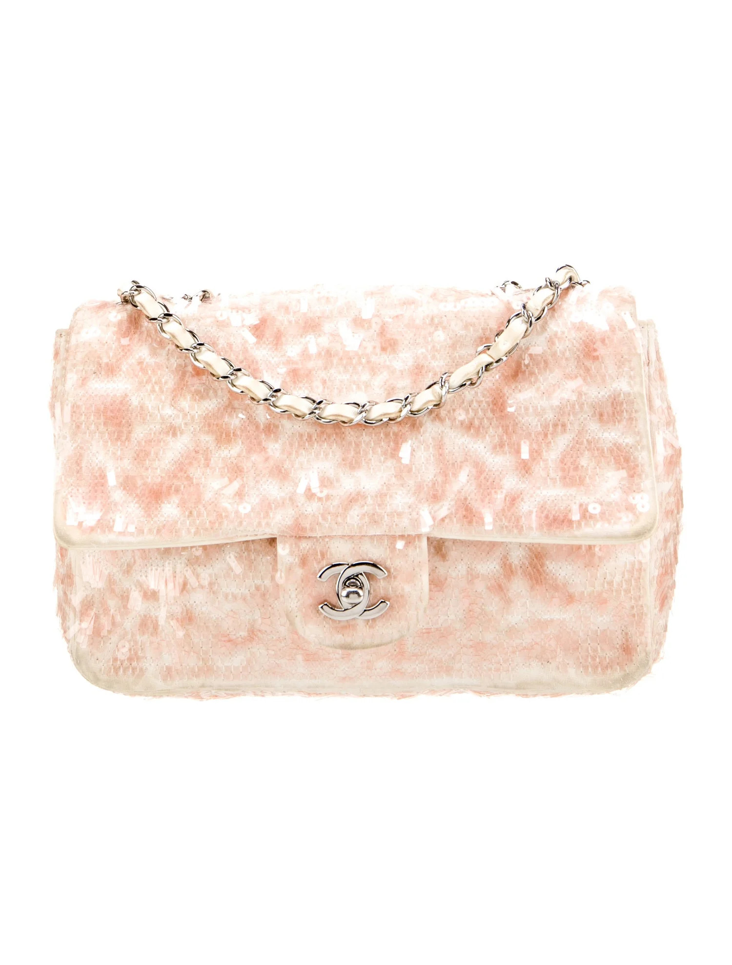 Medium Sequin Single Flap Bag | The RealReal
