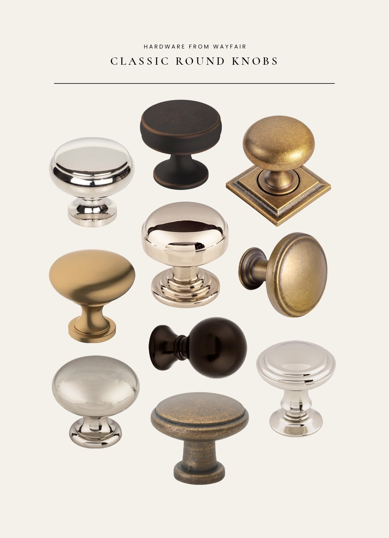 My top cabinetry hardware picks from @Wayfair … classic round knobs! #ad #wayfair #wayfairpartner 

#LTKHome