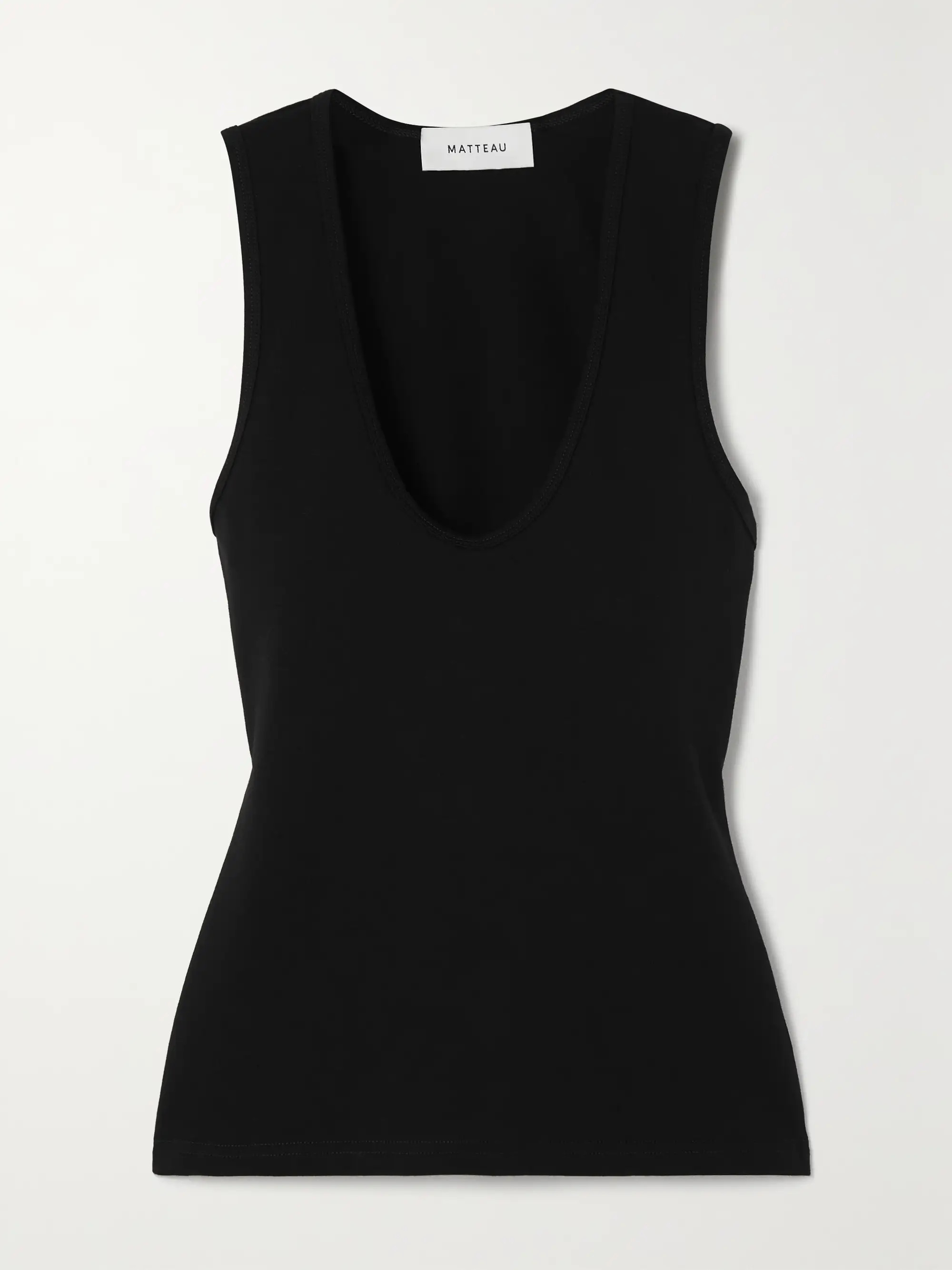 + NET SUSTAIN organic cotton-blend jersey tank | NET-A-PORTER (US)