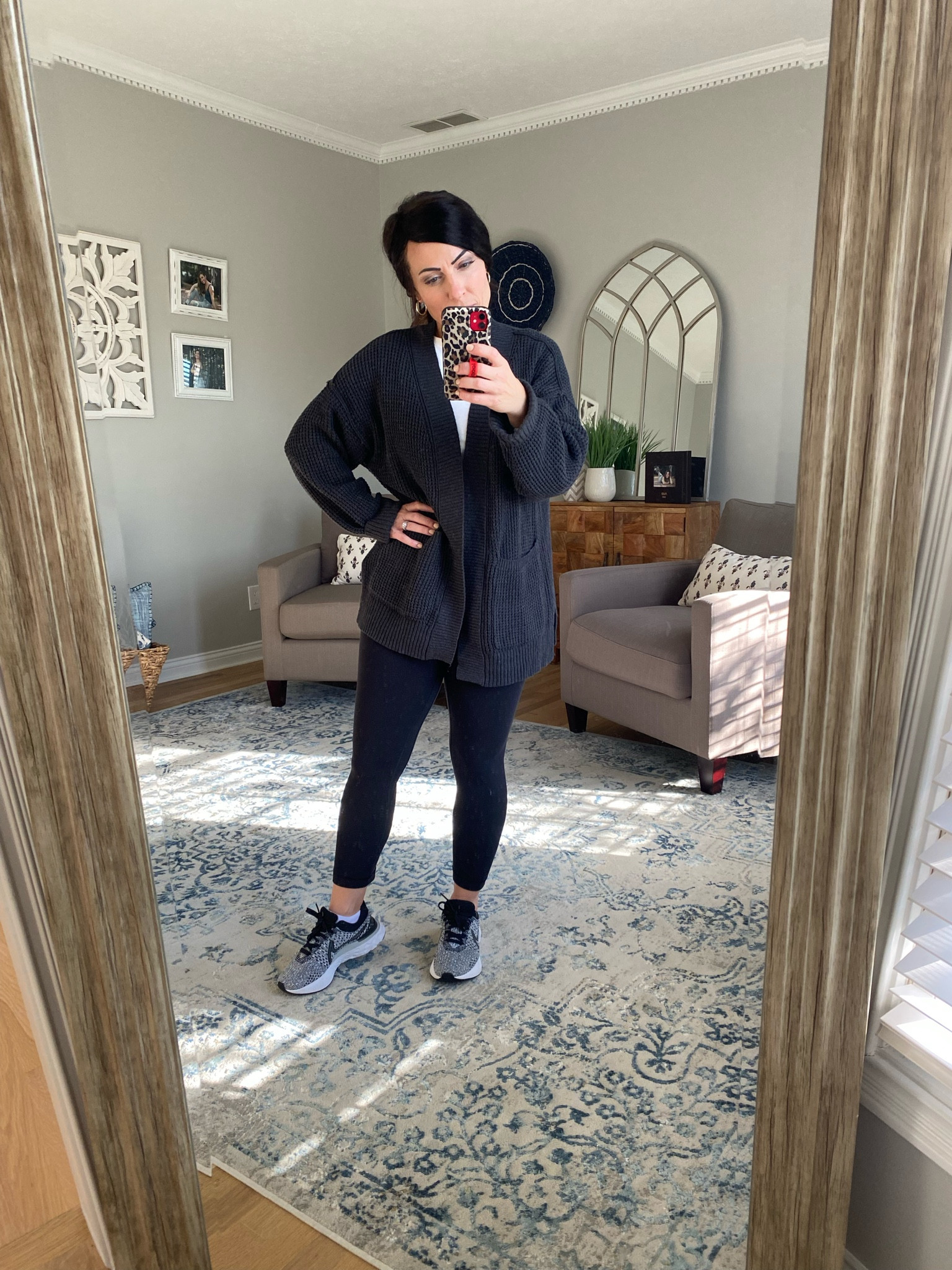 Target cardigan, black lululemon leggings, easy outfit 

#LTKsalealert #LTKunder50 #LTKshoecrush
