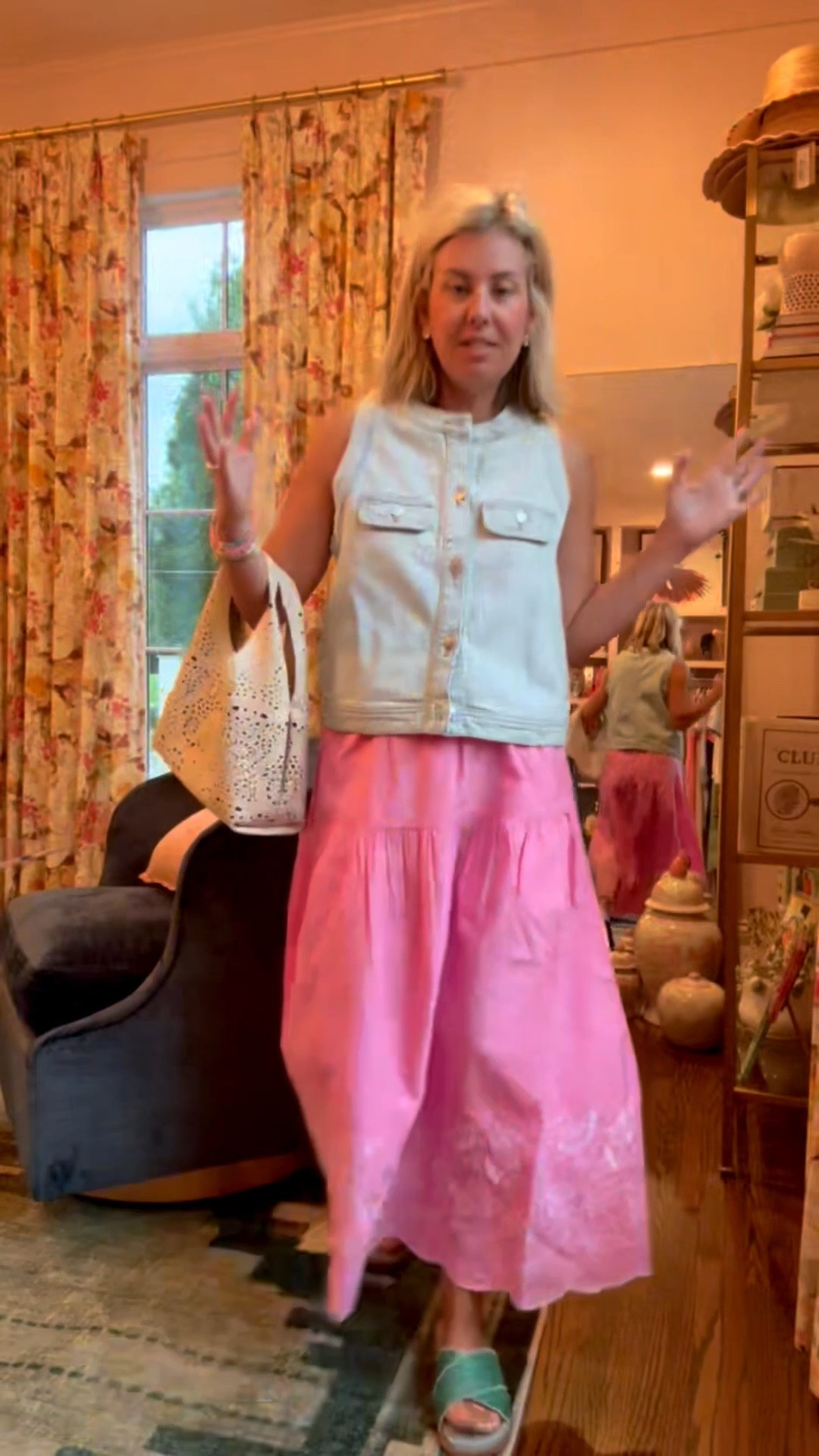 Love a maxi skirt that we can  mix and match all the ways! Im in xs top & skirt and 8 sandal tts.

* code Catherine20 at Allie + Bess

#LTKdayinmylife #LTKootd #LTKmomlife