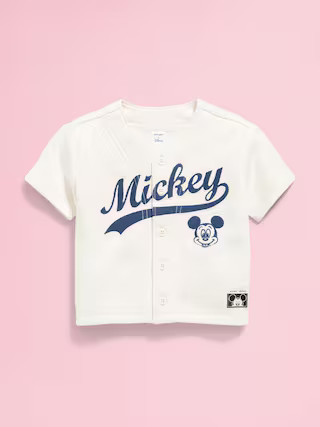Old Navy x Disney© Mickey Mouse Baseball Shirt for Baby | Old Navy (US)