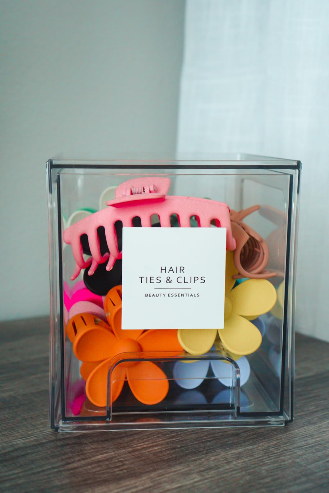 Vtopmart 4 Pack Stackable Storage Drawers, 6.6''Tall Acrylic Bathroom Makeup Organizers,Clear Plastic Drawers For Vanity, Undersink, Kitchen Cabinet,Pantry Organization and Storage | Amazon (US)