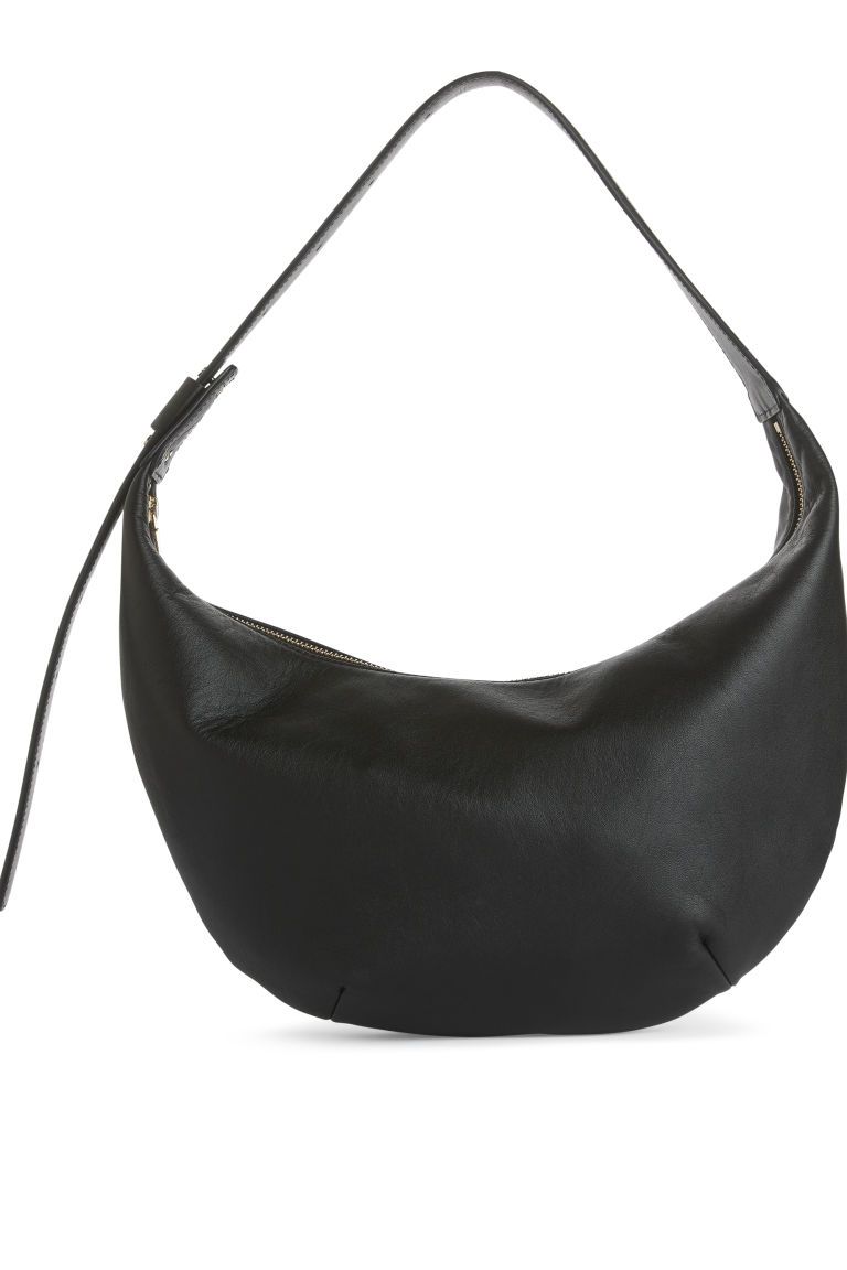 H & M - Curved Shoulder Bag - Black | H&M (UK, MY, IN, SG, PH, TW, HK)