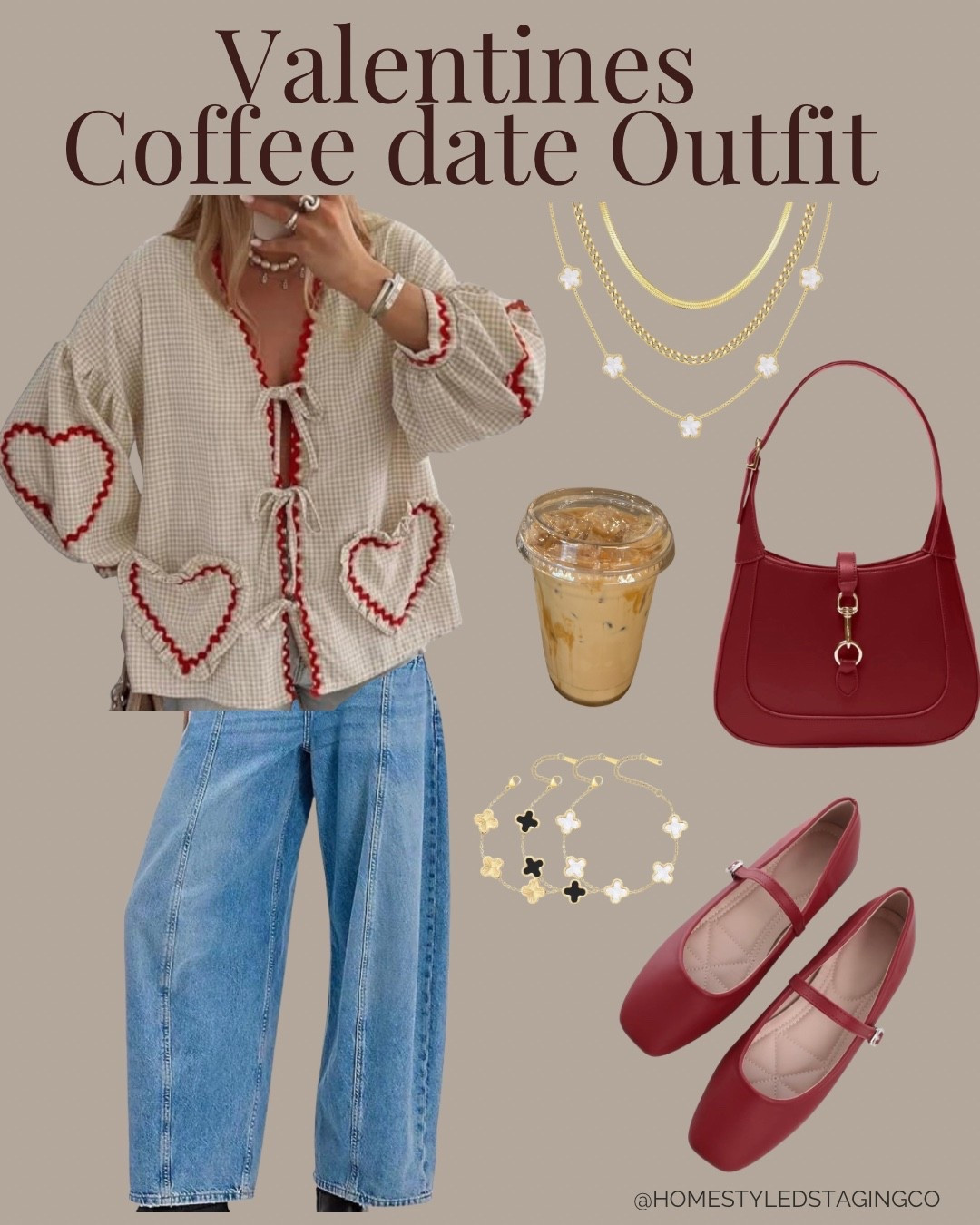 The easiest Valentine’s coffee date outfit 💘
Comfortable, effortless, and still cute — this is one of those looks you’ll actually wear again and again.

Linked here if you’re planning a cozy date ☕️✨

#LTKWorkwear #LTKmomlife #LTKSeasonal