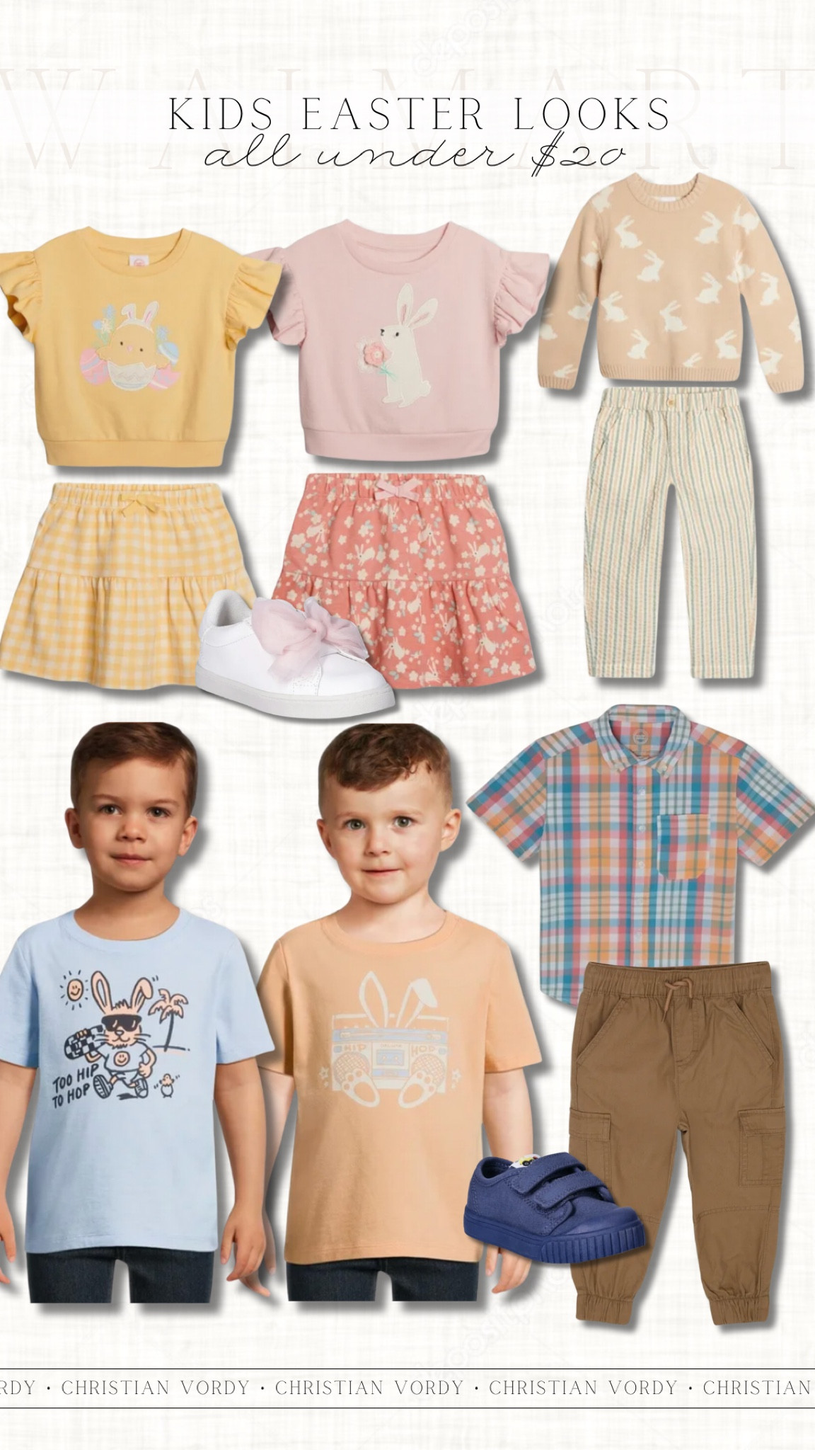 Causal Easter looks for kids, everything under $20 

#christianblairvordy

#walmart #easter #kids #clothes #family #under20

#LTKsalealert #LTKSeasonal #LTKkids