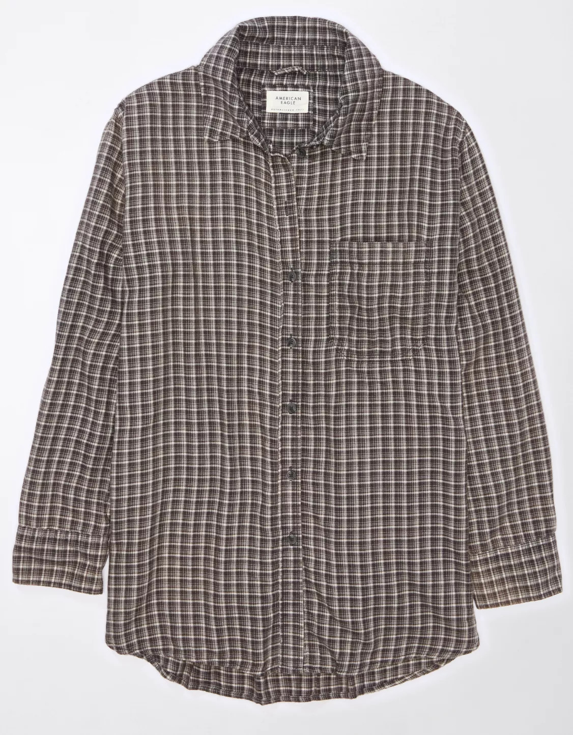 AE Oversized Plaid Flannel Shirt | American Eagle Outfitters (US & CA)