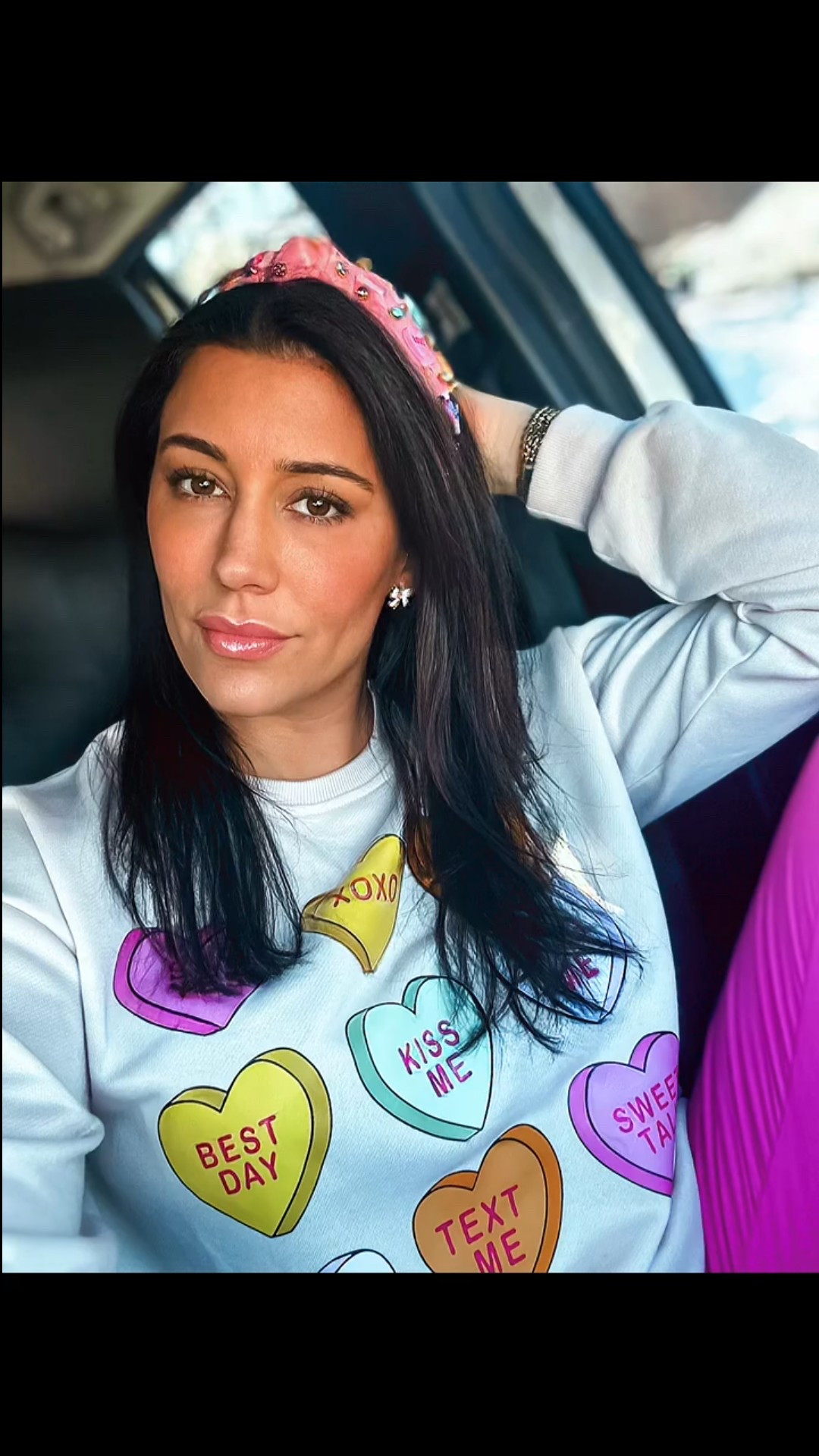 Sweetening up the hospital hallways today! 💖🩺

Who says you can't be festive in scrubs? Paired this adorable heart sweatshirt with this candy heart headband + pink joggers for the ultimate Valentine's work fit.

#candyhearts #ScrubStyle #ValentinesDay2026 #Radtechstyle #valentinesday


#LTKValentine #LTKdayinmylife #LTKWorkwear