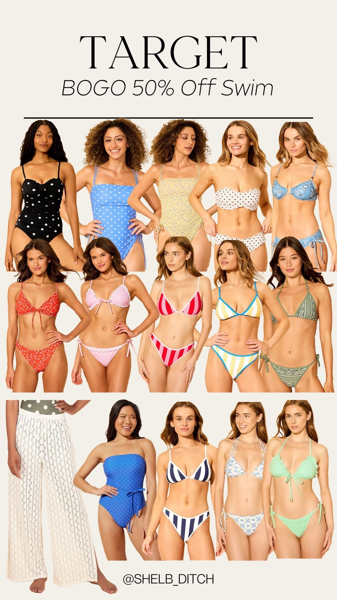 Target swim. Target deals. Target BOGO 50% off swim. Target resort style. Target swim coverup pants. Target mix and match swim. Target bikini. Target one piece swimsuit. Target new arrivals  

#LTKsalealert #LTKSeasonal #LTKswim