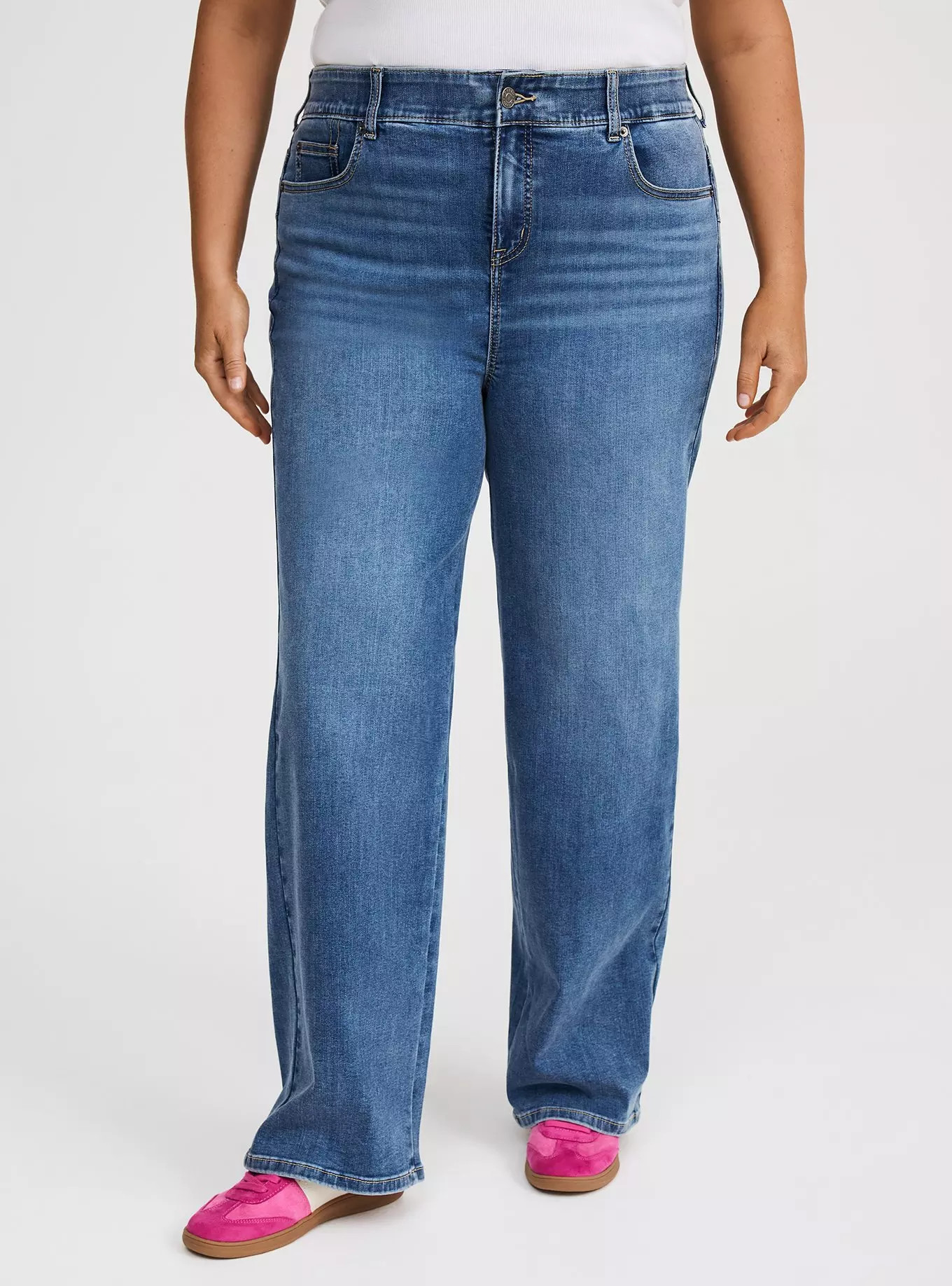 Bombshell Wide Leg High-Rise Jean | Torrid (US & Canada)