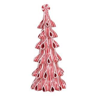 11" Red & White Peppermint Tree Accent by Ashland® | Michaels Stores