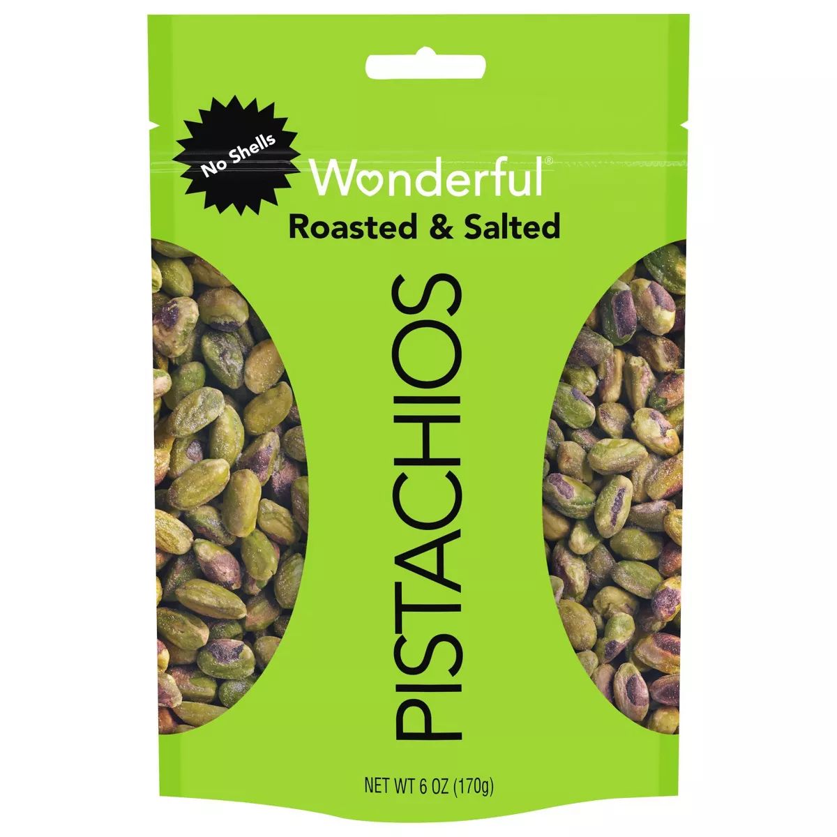 Wonderful Roasted & Salted Shelled Pistachios - 6oz | Target